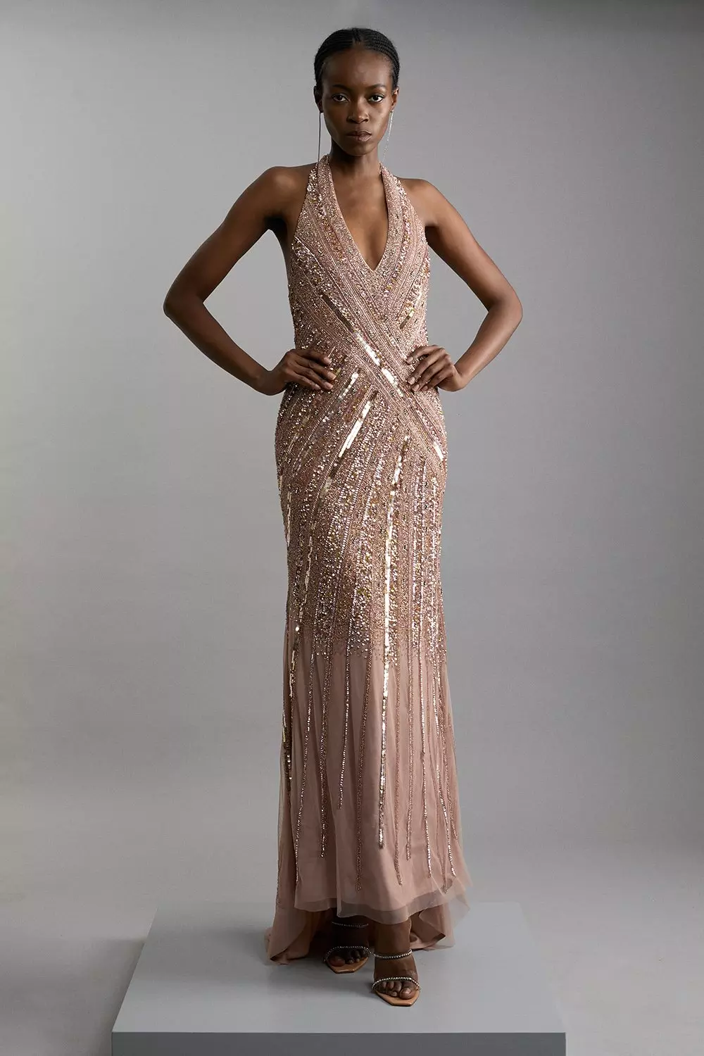 Petite rose gold dress hotsell